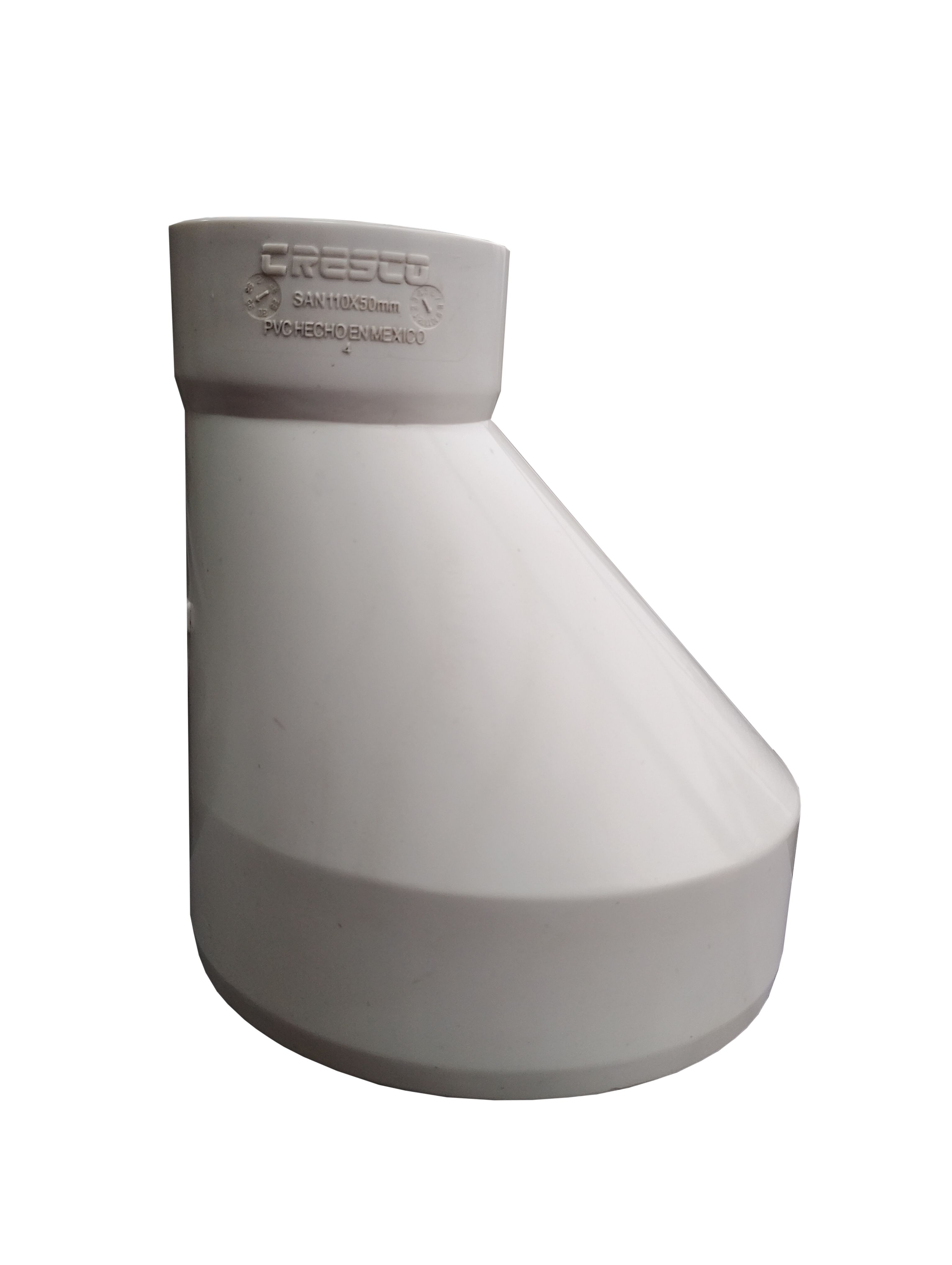REDUCCION DE PVC SANITARIO DE 4" X 2" MARCA CRESCO